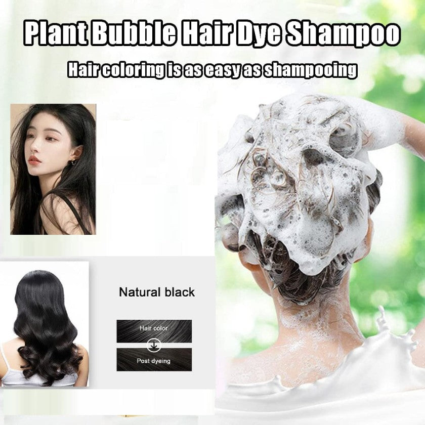 Plant Bubble Hair Dye Shampoo (pack of 1)